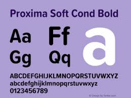 Font Proxima Soft Cond